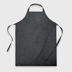 Фартук кулинарный Кожаная чёрная текстура, цвет: 3D-принт