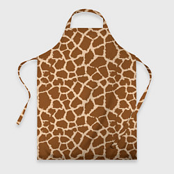 Фартук кулинарный Кожа жирафа - giraffe, цвет: 3D-принт