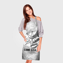 Фартук кулинарный Dark Souls glitch на светлом фоне, цвет: 3D-принт — фото 2