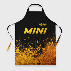Фартук кулинарный Mini - gold gradient посередине, цвет: 3D-принт