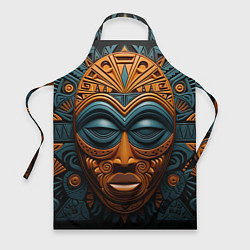 Фартук кулинарный Африканские маски, цвет: 3D-принт