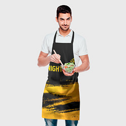 Фартук кулинарный Nightwish - gold gradient посередине, цвет: 3D-принт — фото 2