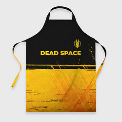 Фартук кулинарный Dead Space - gold gradient посередине, цвет: 3D-принт