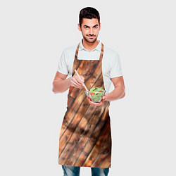 Фартук кулинарный Деревянная обшивка, цвет: 3D-принт — фото 2