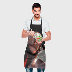 Фартук кулинарный Астарион из балдурс гейт 3, цвет: 3D-принт — фото 2