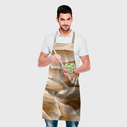 Фартук кулинарный Кофейные линии, цвет: 3D-принт — фото 2