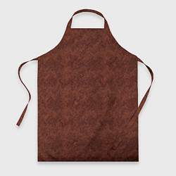 Фартук кулинарный Красно-коричневый имитация меха, цвет: 3D-принт