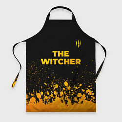 Фартук The Witcher - gold gradient посередине