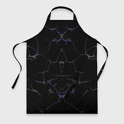 Фартук кулинарный Фиолетовые трещины, цвет: 3D-принт