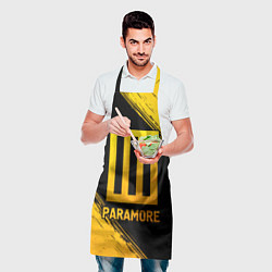 Фартук кулинарный Paramore - gold gradient, цвет: 3D-принт — фото 2