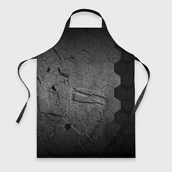 Фартук кулинарный Шестиугольник на стене, цвет: 3D-принт