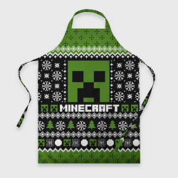 Фартук кулинарный Minecraft christmas sweater, цвет: 3D-принт