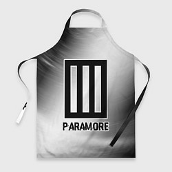 Фартук Paramore glitch на светлом фоне