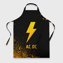 Фартук кулинарный AC DC - gold gradient, цвет: 3D-принт
