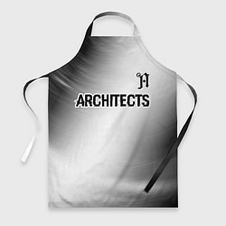 Фартук кулинарный Architects glitch на светлом фоне посередине, цвет: 3D-принт