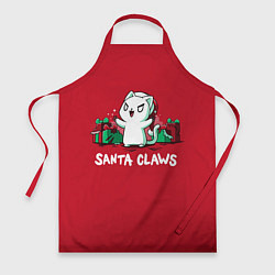 Фартук кулинарный Santa claws, цвет: 3D-принт