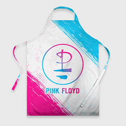 Фартук кулинарный Pink Floyd neon gradient style, цвет: 3D-принт