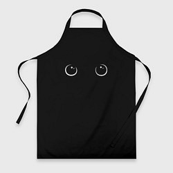 Фартук кулинарный Кошачьи глаза во тьме, цвет: 3D-принт