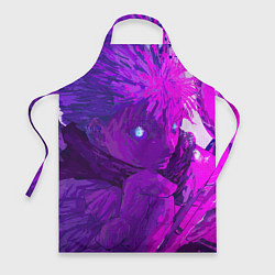 Фартук кулинарный Годжо произносит заклинание, цвет: 3D-принт