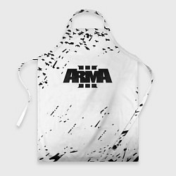 Фартук кулинарный Arma 3 брызги красок экшен, цвет: 3D-принт