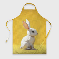 Фартук кулинарный Белоснежный кролик, цвет: 3D-принт