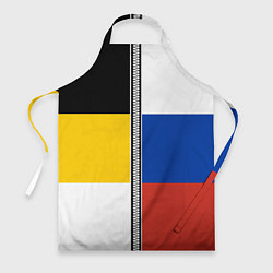 Фартук кулинарный Россия - патриот, цвет: 3D-принт