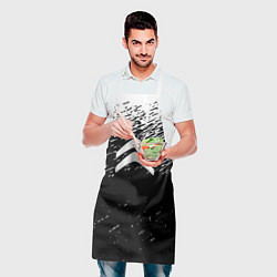Фартук кулинарный Citroen краски тектсура, цвет: 3D-принт — фото 2