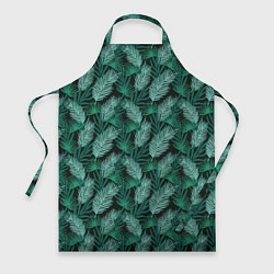 Фартук кулинарный Паттерн тропические листья, цвет: 3D-принт