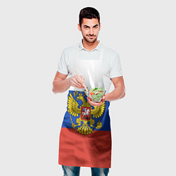 Фартук кулинарный Флаг России с гербом, цвет: 3D-принт — фото 2