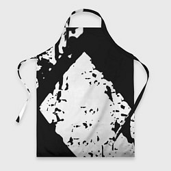 Фартук кулинарный Чёрно белые краски, цвет: 3D-принт