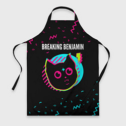 Фартук кулинарный Breaking Benjamin - rock star cat, цвет: 3D-принт