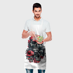 Фартук кулинарный Розы и шипы, цвет: 3D-принт — фото 2