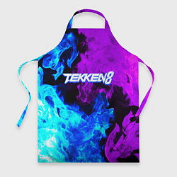 Фартук Tekken 8 неоновый огонь
