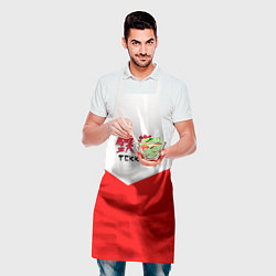Фартук кулинарный Tekken текстура файтинг япония, цвет: 3D-принт — фото 2
