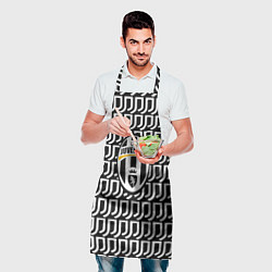 Фартук кулинарный Juventus pattern fc, цвет: 3D-принт — фото 2