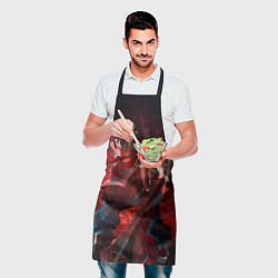 Фартук кулинарный Аста из Черного клевера, цвет: 3D-принт — фото 2