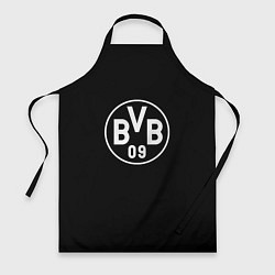 Фартук кулинарный Borussia sport fc белое лого, цвет: 3D-принт