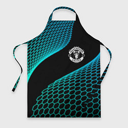 Фартук кулинарный Manchester United football net, цвет: 3D-принт