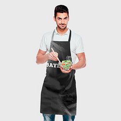 Фартук кулинарный Bayer 04 sport на темном фоне посередине, цвет: 3D-принт — фото 2