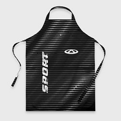 Фартук кулинарный Chery sport metal, цвет: 3D-принт