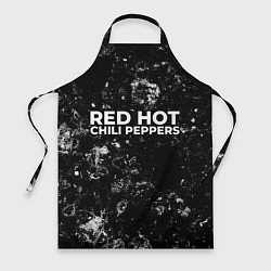 Фартук кулинарный Red Hot Chili Peppers black ice, цвет: 3D-принт