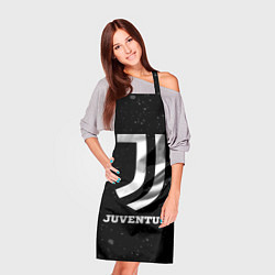 Фартук кулинарный Juventus sport на темном фоне, цвет: 3D-принт — фото 2