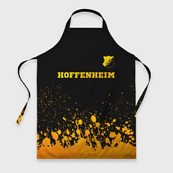 Фартук кулинарный Hoffenheim - gold gradient посередине, цвет: 3D-принт