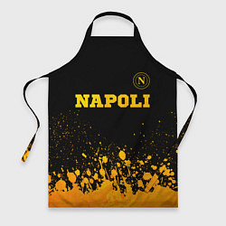 Фартук кулинарный Napoli - gold gradient посередине, цвет: 3D-принт