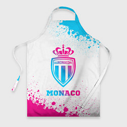 Фартук кулинарный Monaco neon gradient style, цвет: 3D-принт