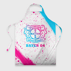 Фартук кулинарный Bayer 04 neon gradient style, цвет: 3D-принт