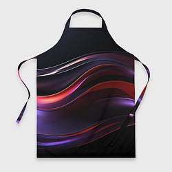 Фартук Темные волнистые абстрактные линии