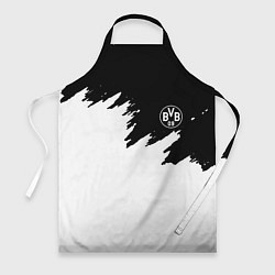 Фартук кулинарный Borussia краски белые, цвет: 3D-принт