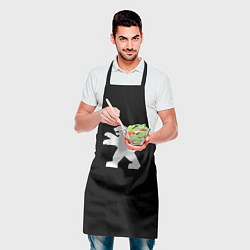 Фартук кулинарный Peugeot logo, цвет: 3D-принт — фото 2