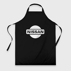 Фартук Nissan logo white